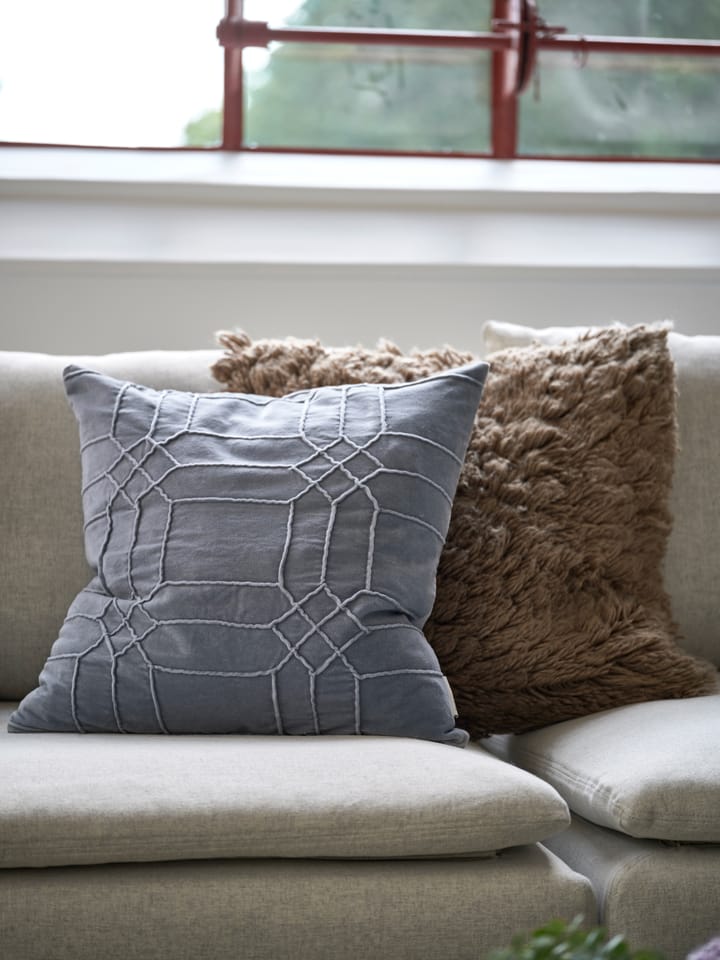Delhi Kissenbezug 50 x 50cm, Slate grey Classic Collection