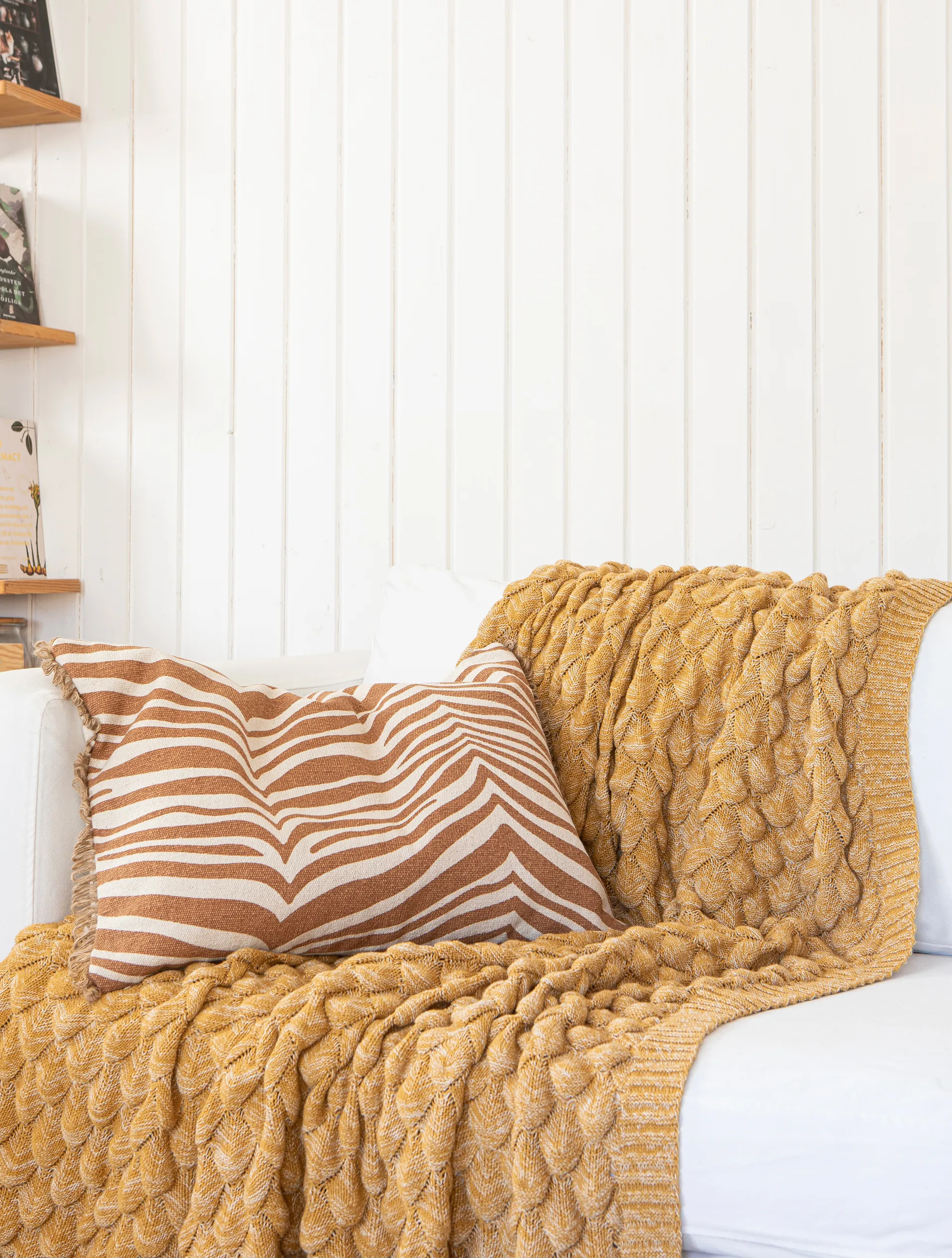 Gems Wolldecke 130 x 170cm, Gelb Classic Collection