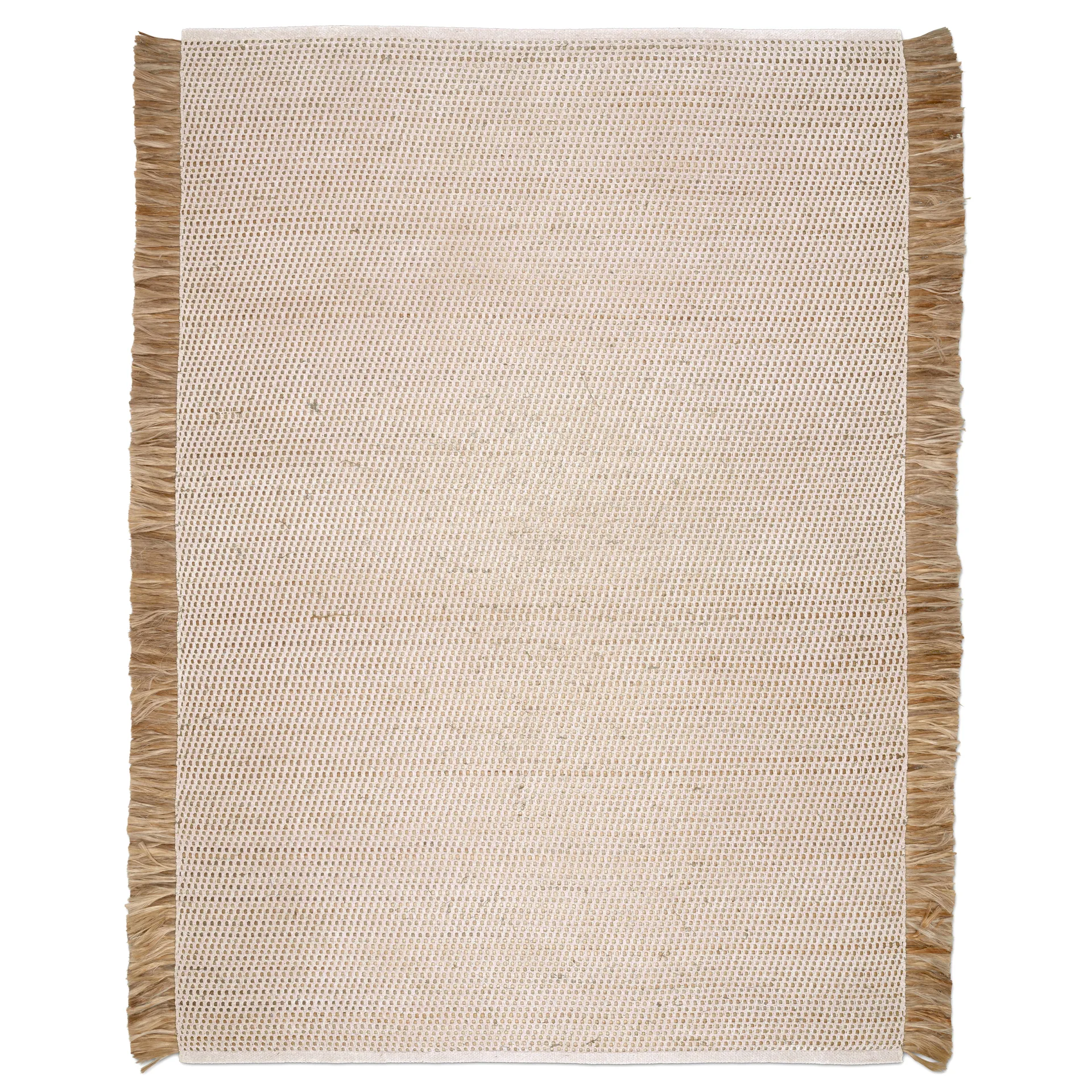 Goa Teppich 200 x 300cm, Weiß-Jute Classic Collection