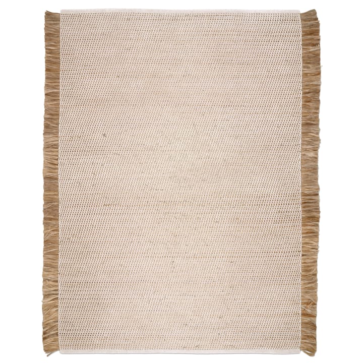 Goa Teppich 200 x 300cm - Weiß-Jute - Classic Collection