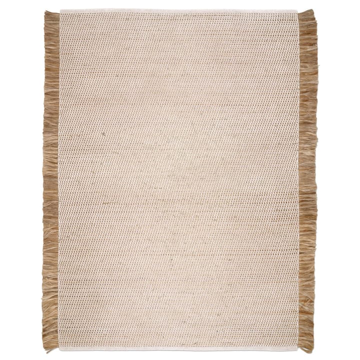 Goa Teppich 250 x 350cm - Weiß-Jute - Classic Collection