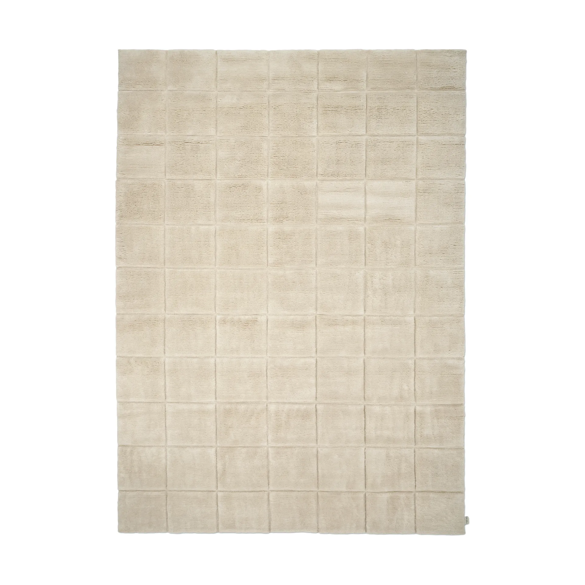 Grid Teppich, Ivory, 250x350 cm Classic Collection