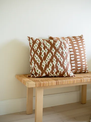 Ikat Diamond Kissenbezug 50x50 cm - Brown - Classic Collection