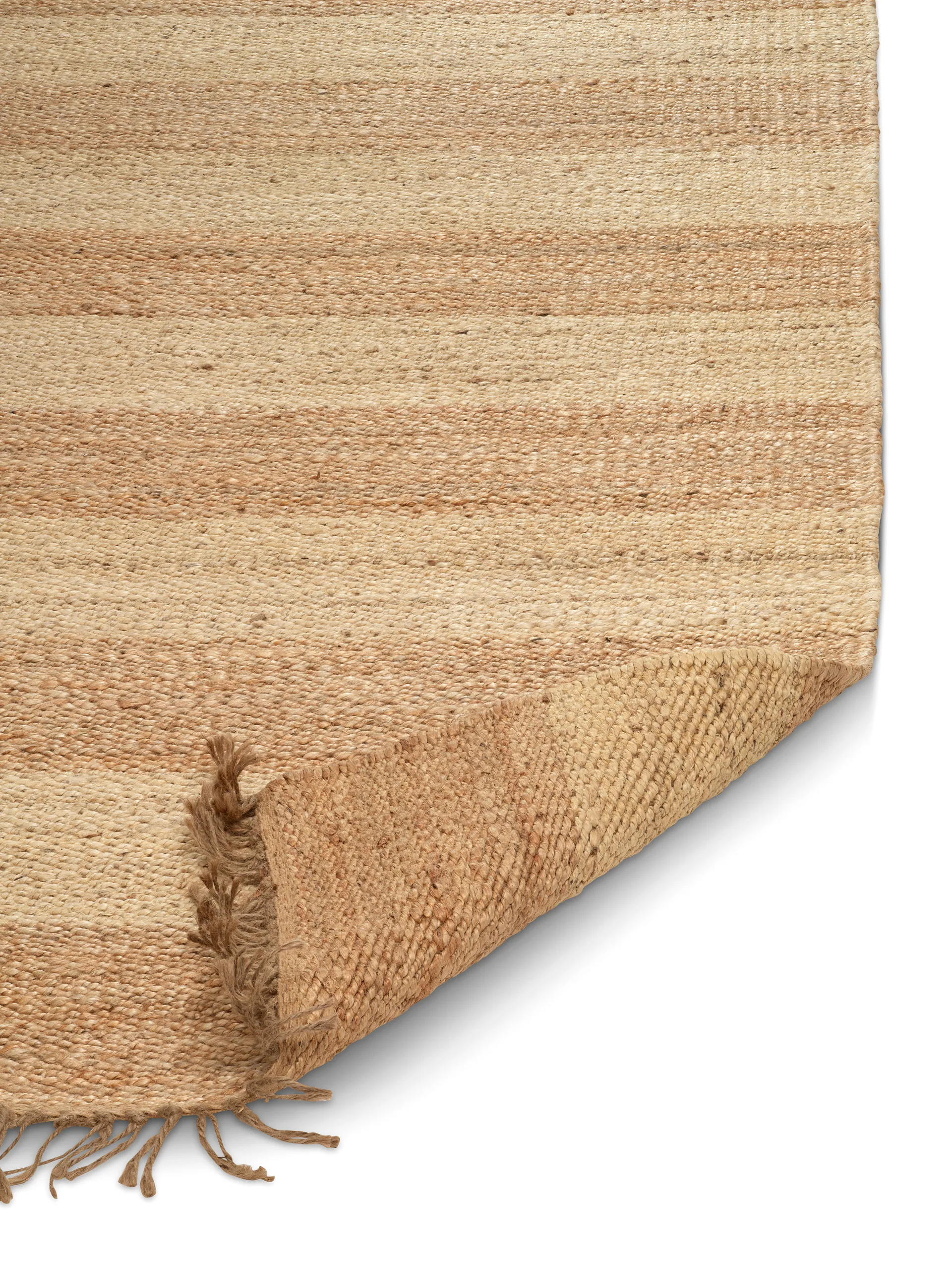 Jute Stripes Teppich, Natural Jute, 170x230 cm Classic Collection