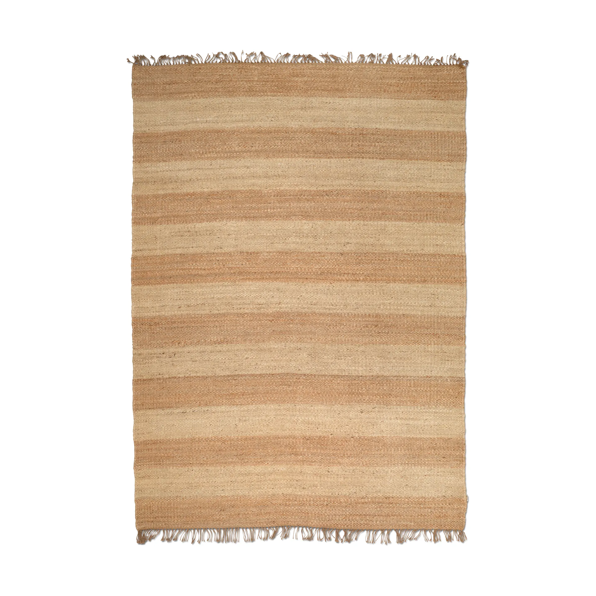 Jute Stripes Teppich, Natural Jute, 200x300 cm Classic Collection