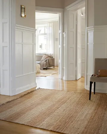 Jute Stripes Teppich - Natural jute, 250x350 cm - Classic Collection