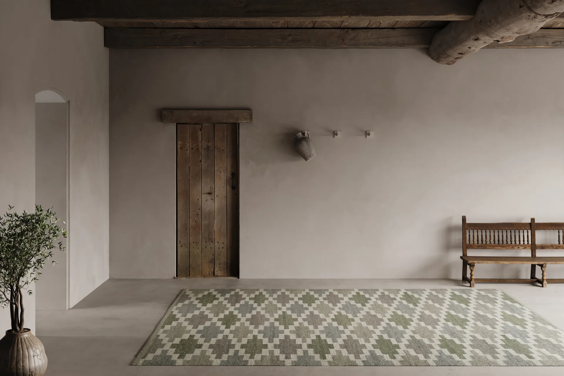 Korsnäs Teppich, Blaugrün, 170x230 cm Classic Collection