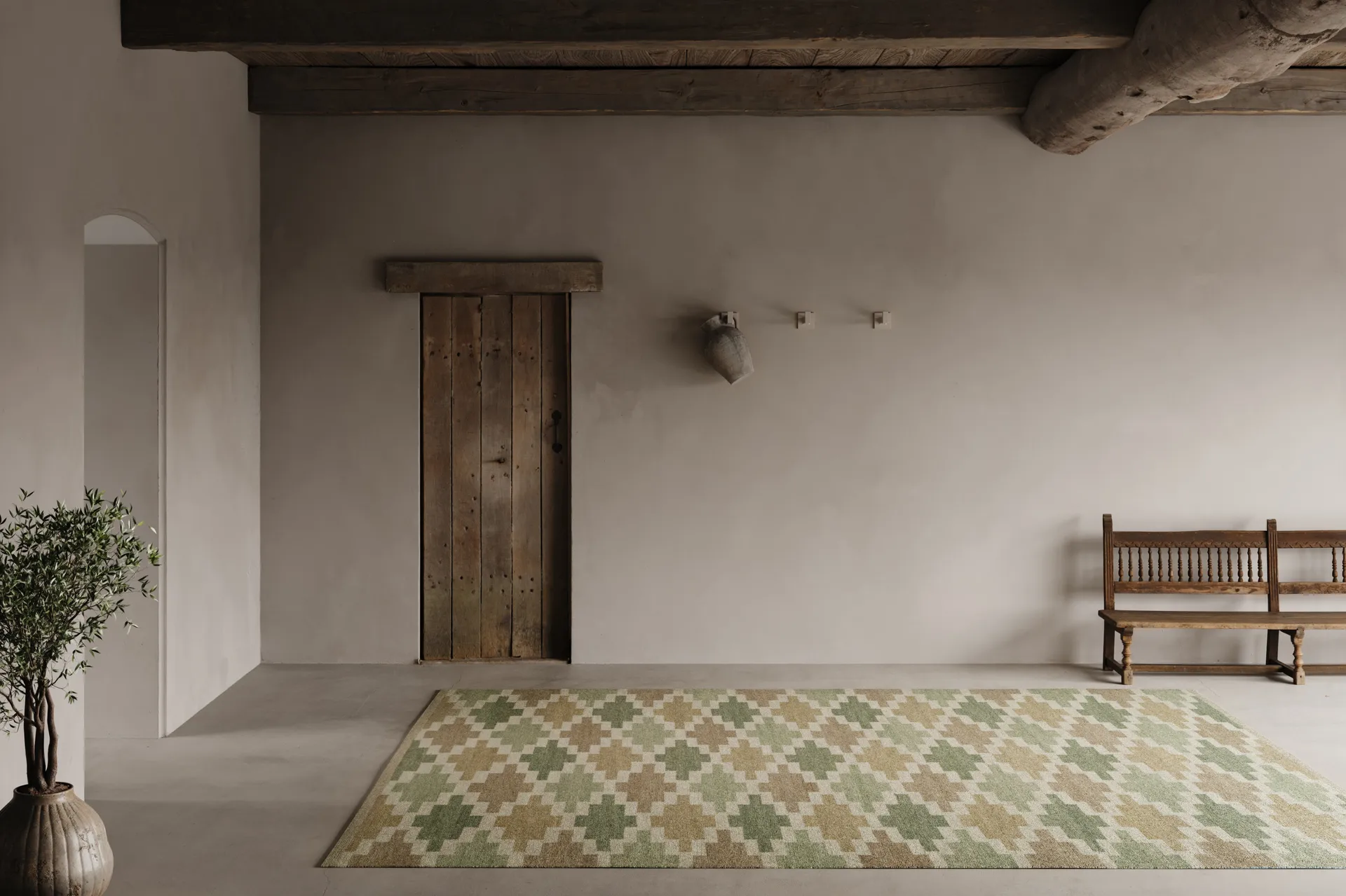 Korsnäs Teppich, Grünbeige, 250x350 cm Classic Collection