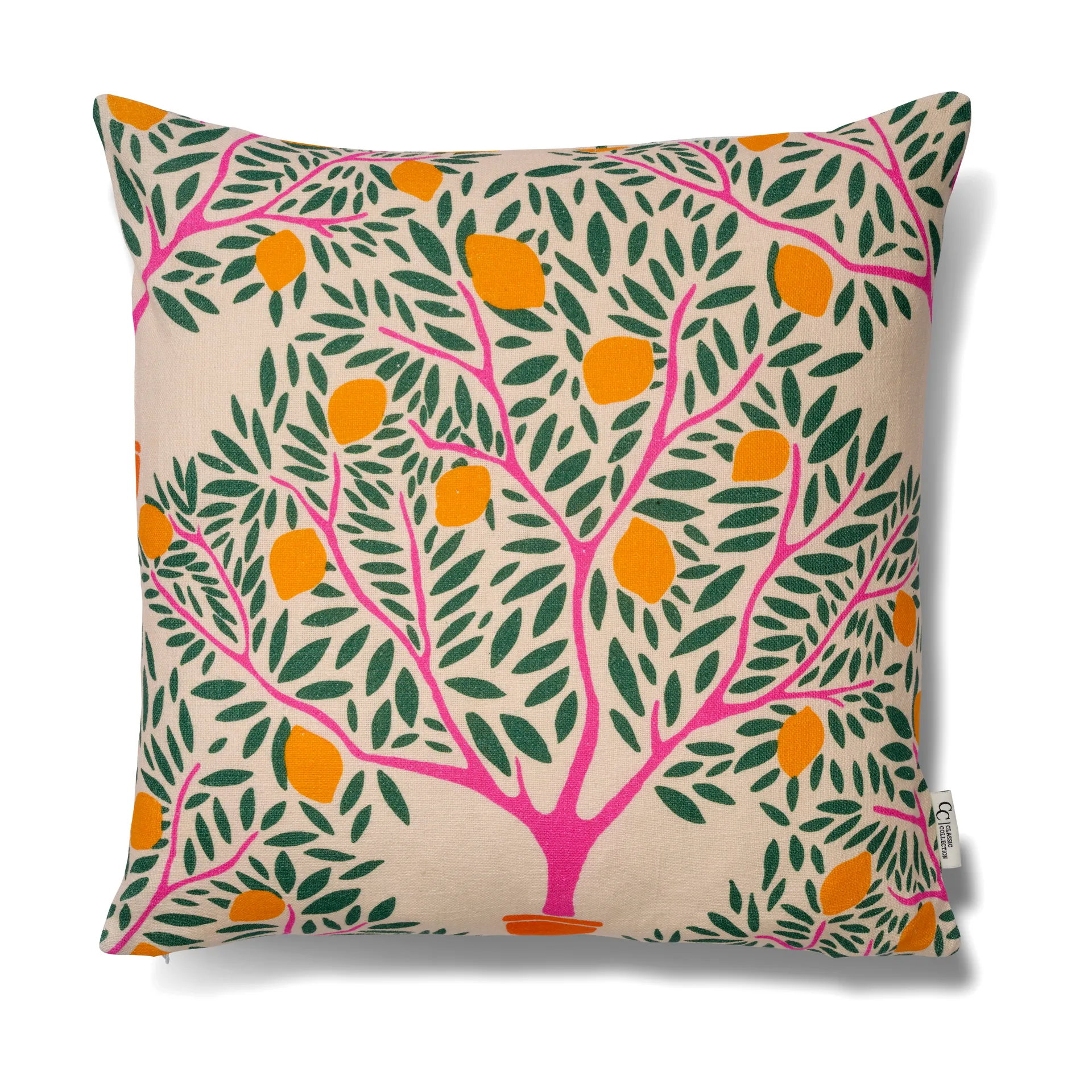 Lemon Garden Kissenbezug 50x50 cm, Grün Classic Collection