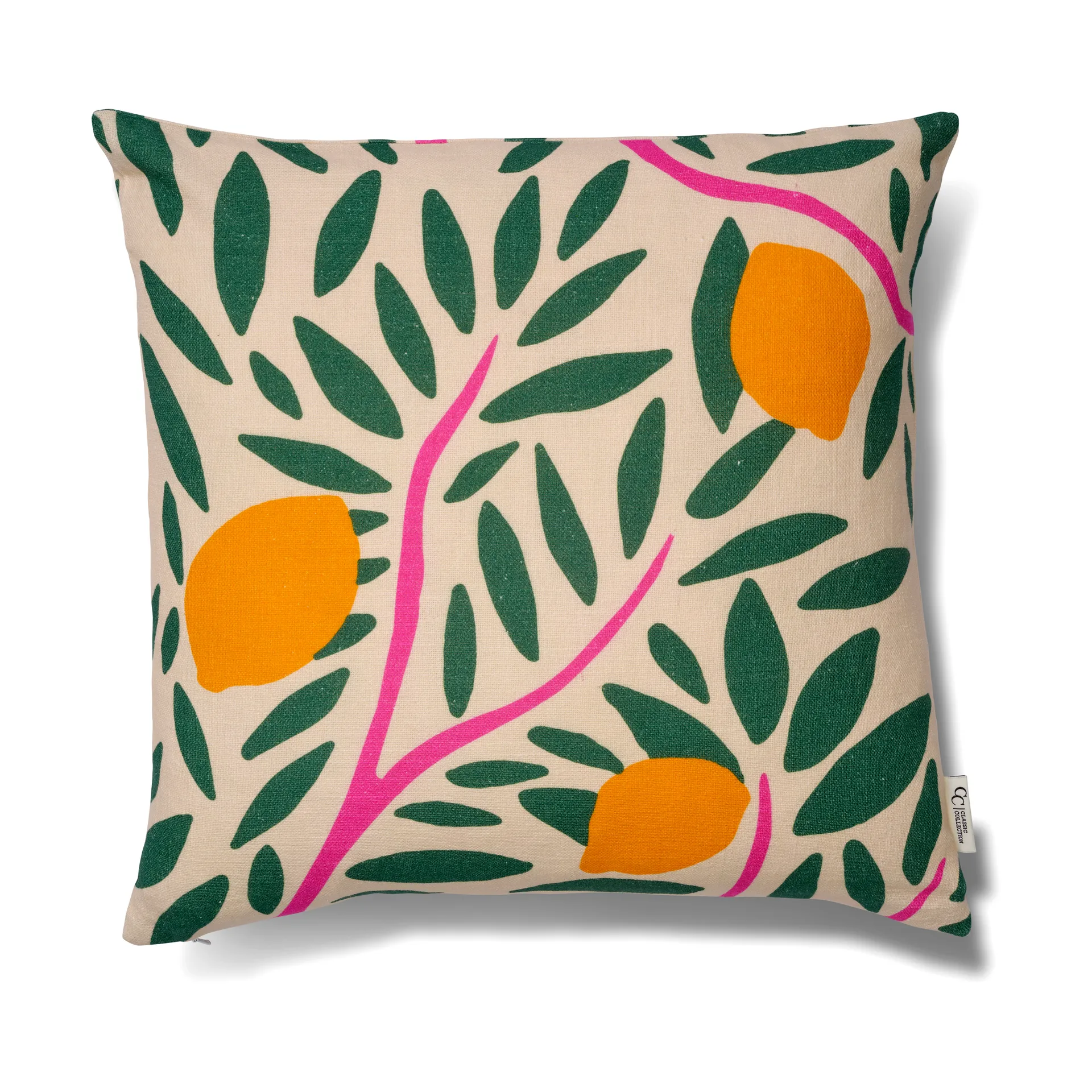 Lemon Garden Kissenbezug 50x50 cm, Grün Classic Collection