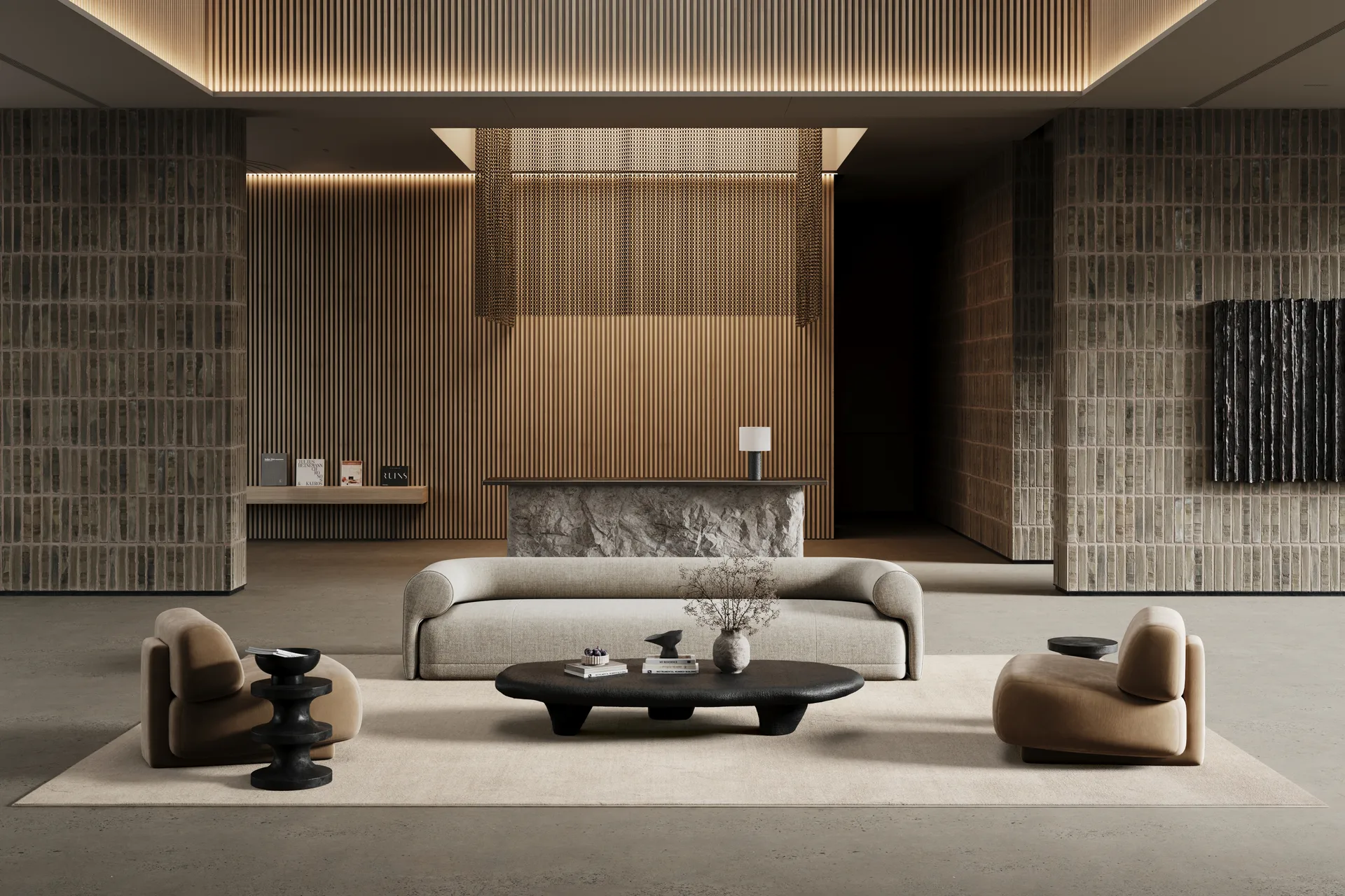 Lobby Teppich, Off-white, 300x400 cm Classic Collection