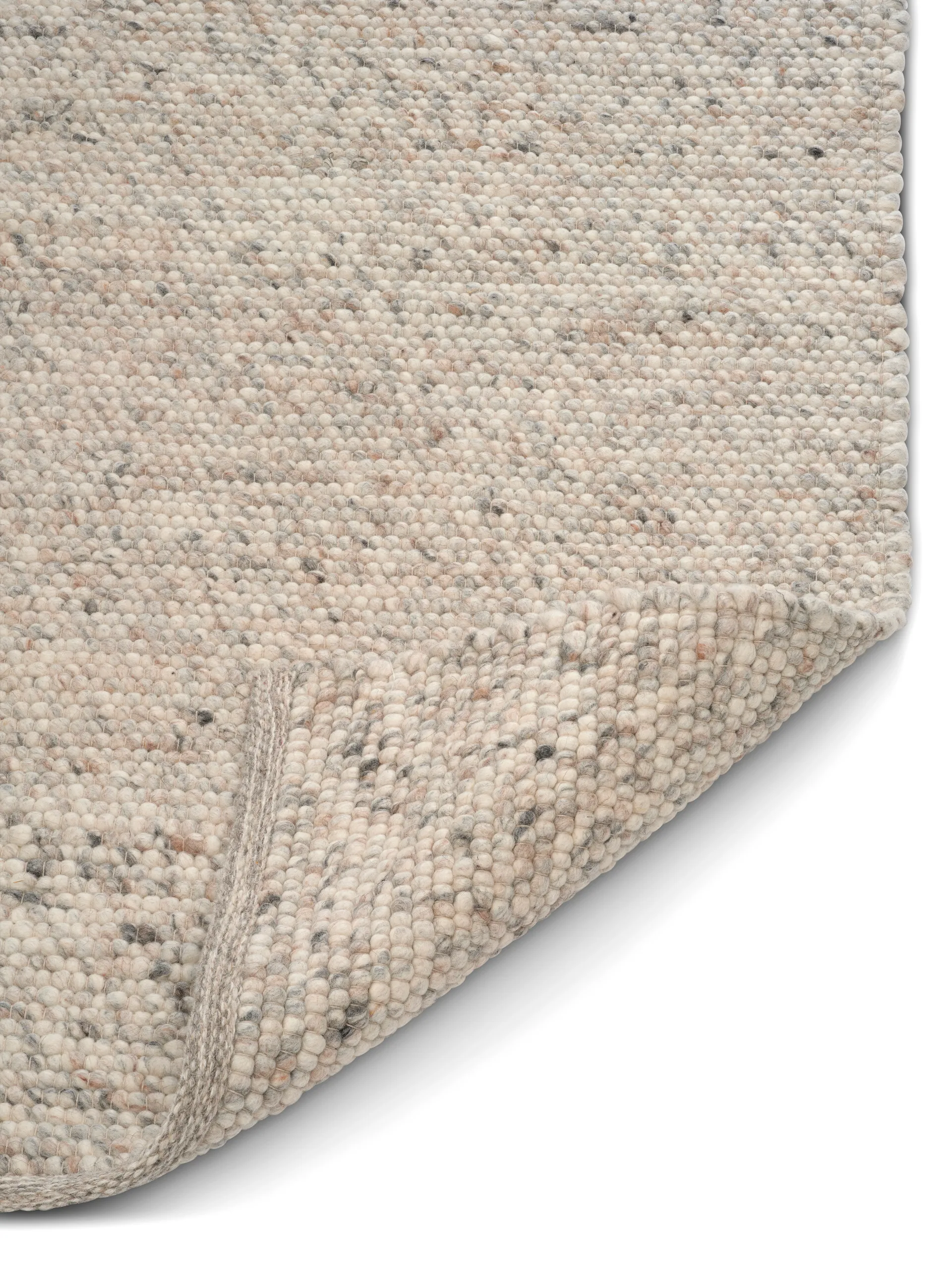 Merino Flurteppich, Natural-beige, 80x300 cm Classic Collection