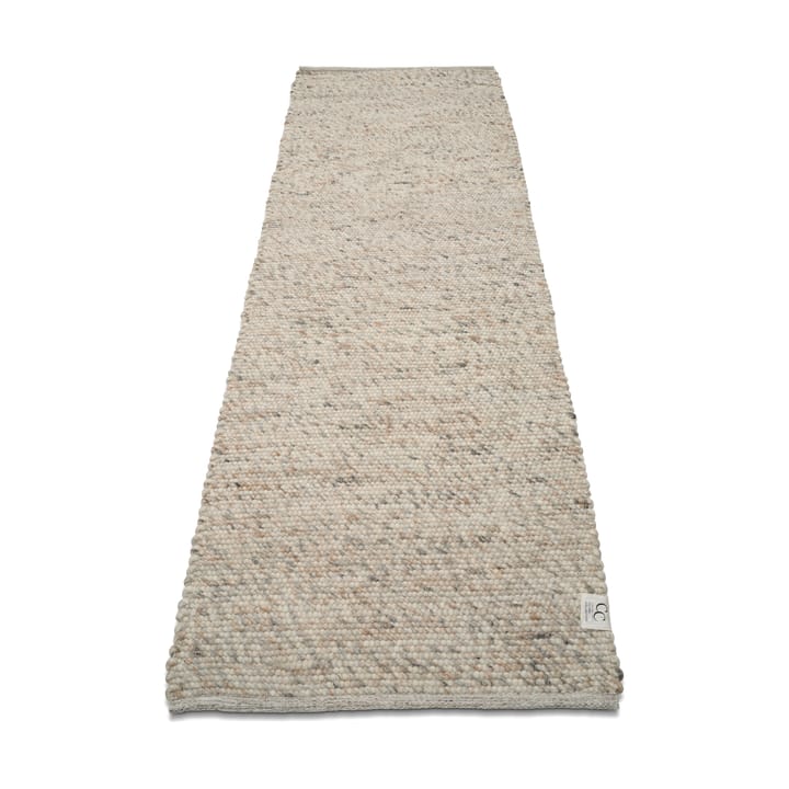 Merino Wollteppich 80 x 250cm, Naturbeige Classic Collection