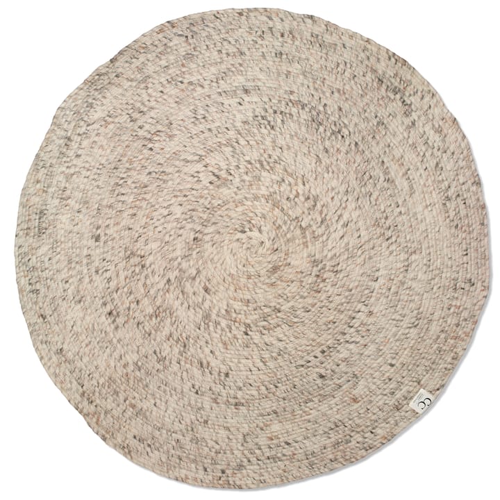 Merino Wollteppich rund Ø160cm - Beige - Classic Collection