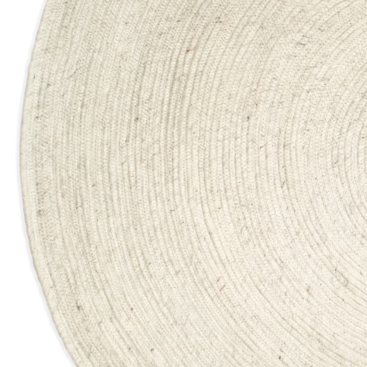 Merino Wollteppich rund Ø160cm, Weiß Classic Collection