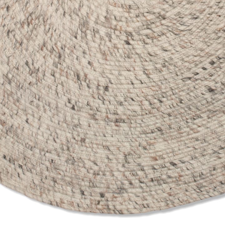 Merino Wollteppich rund Ø200cm, Beige Classic Collection