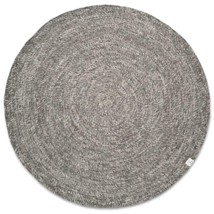 Merino Wollteppich rund Ø200cm, Grau Classic Collection