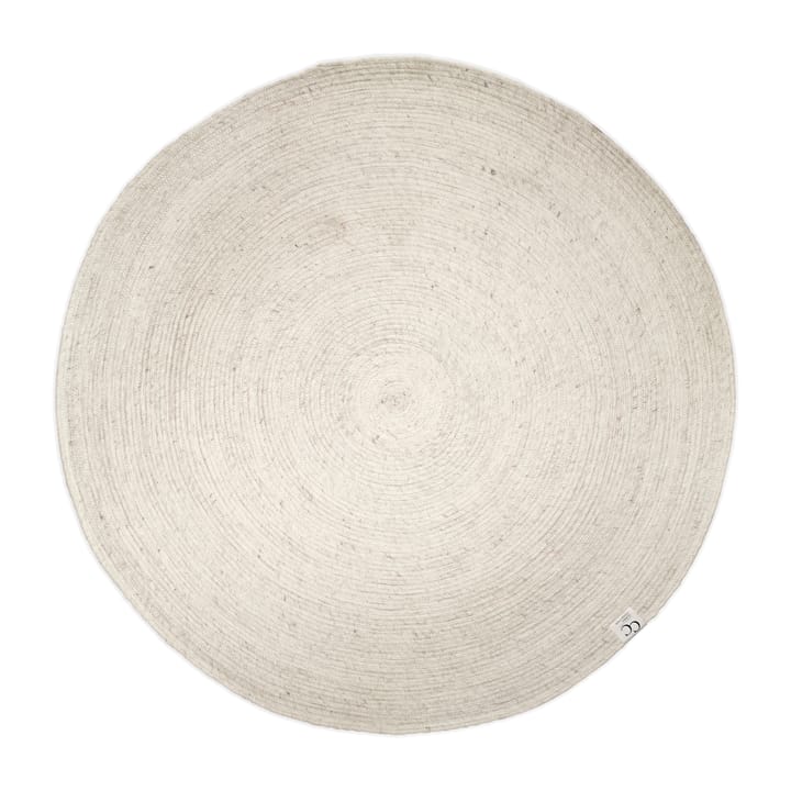 Merino Wollteppich rund Ø200cm - Wei�ß - Classic Collection