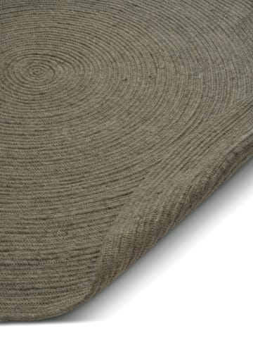 Merino Wollteppich rund Ø240 cm - Dark green - Classic Collection