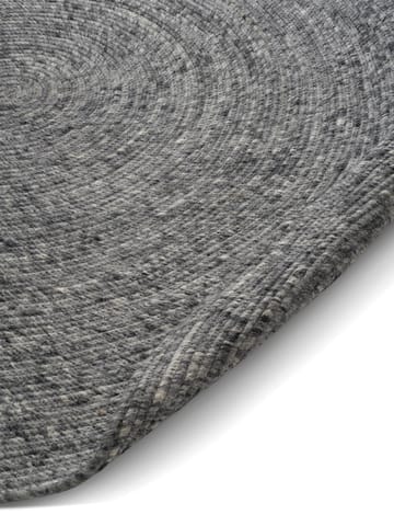 Merino Wollteppich rund Ø240 cm - Granit - Classic Collection