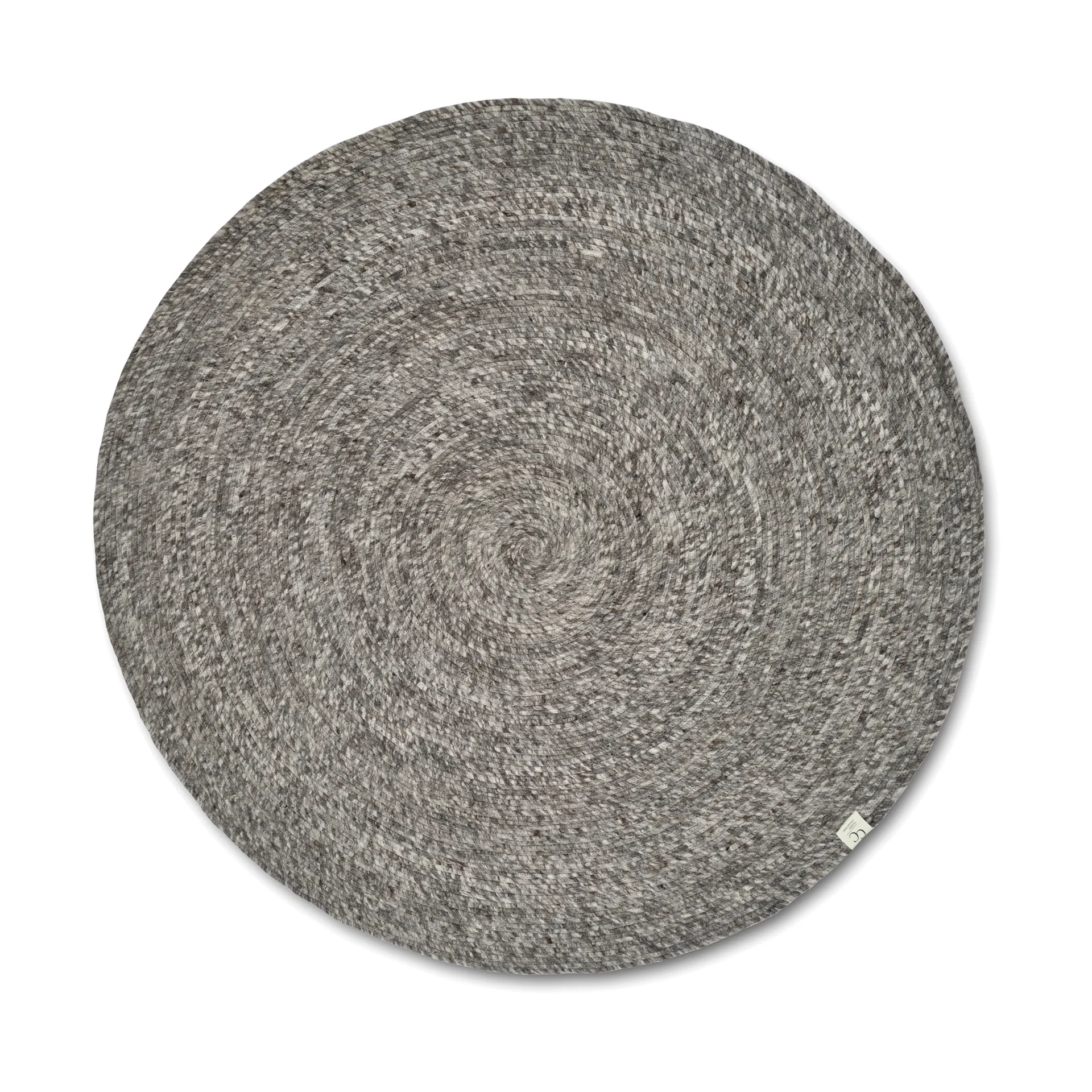 Merino Wollteppich rund Ø240 cm, Grey Classic Collection