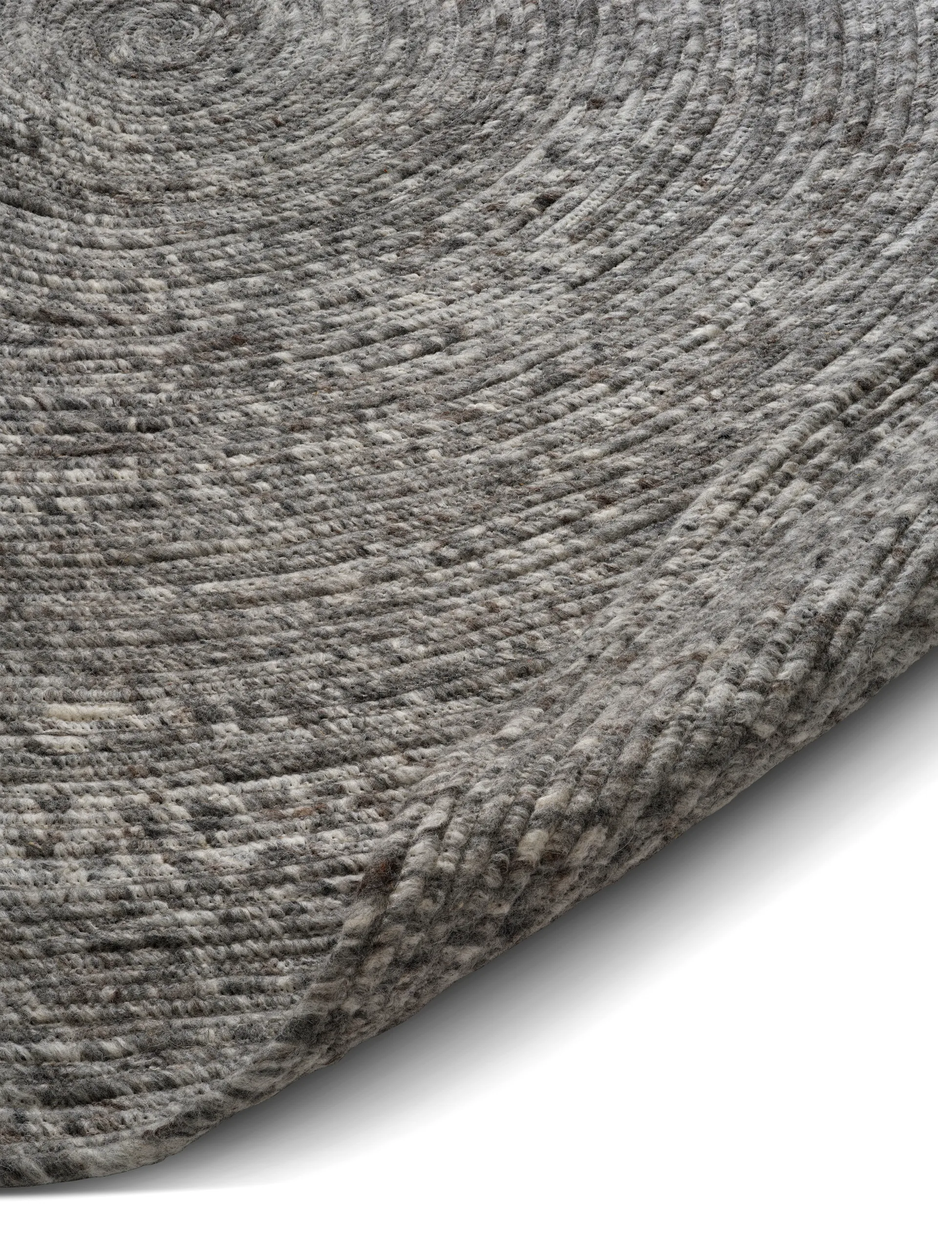 Merino Wollteppich rund Ø240 cm, Grey Classic Collection