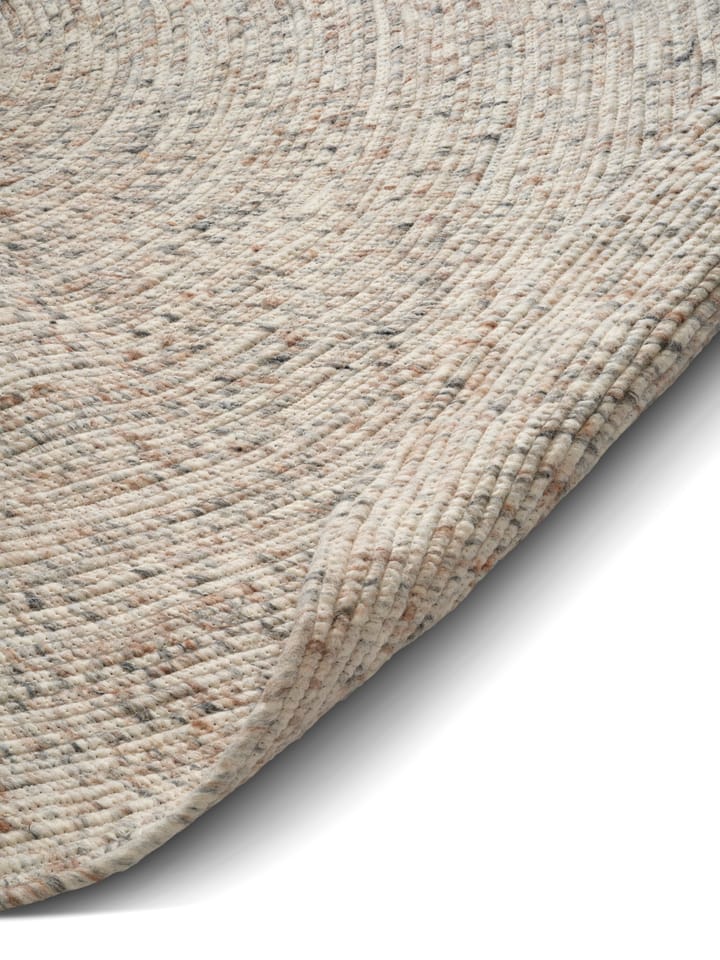Merino Wollteppich rund Ø240 cm, Natural beige Classic Collection