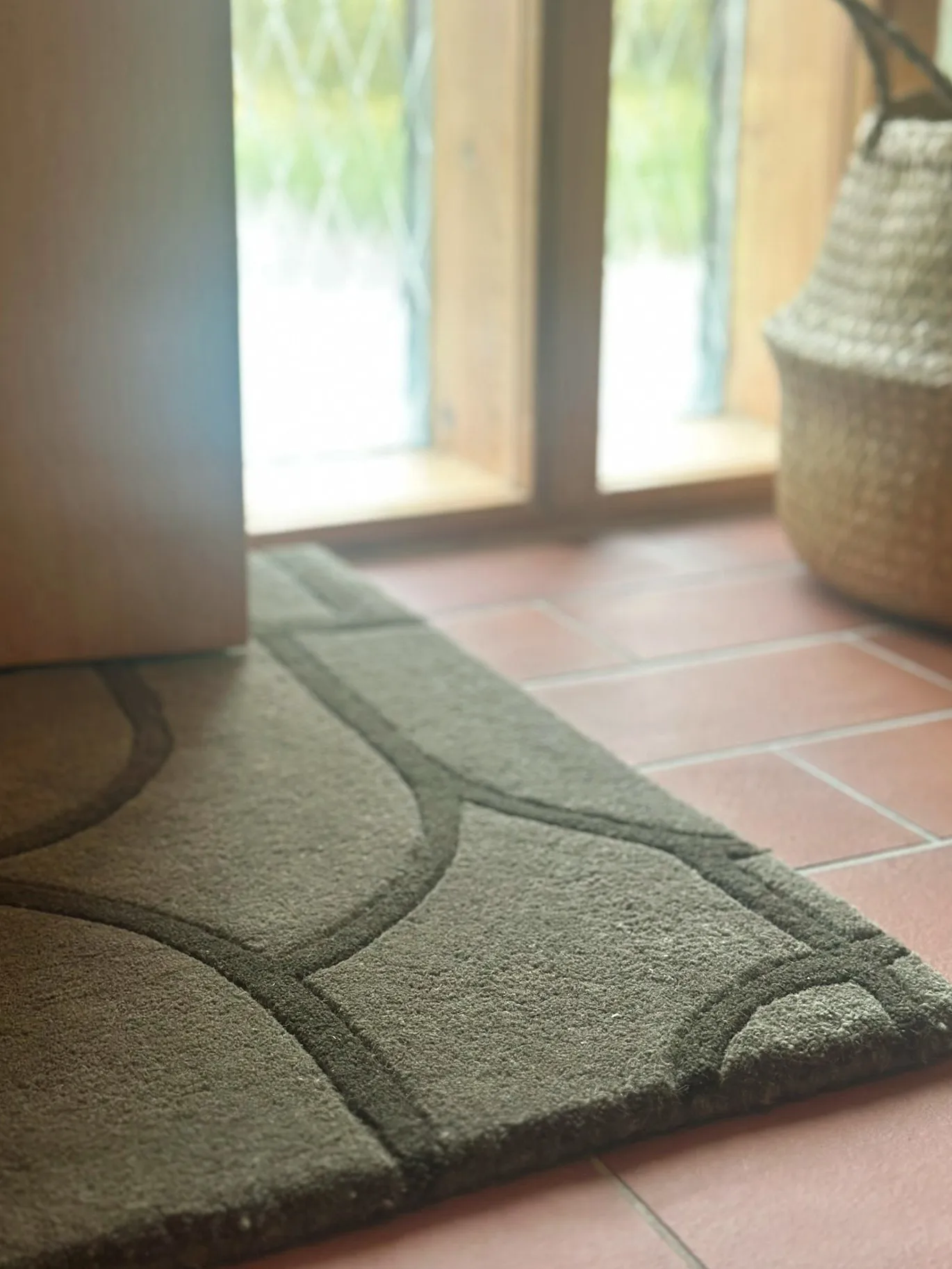 Modern Abstract Fußmatte 60x90 cm, Grün Classic Collection