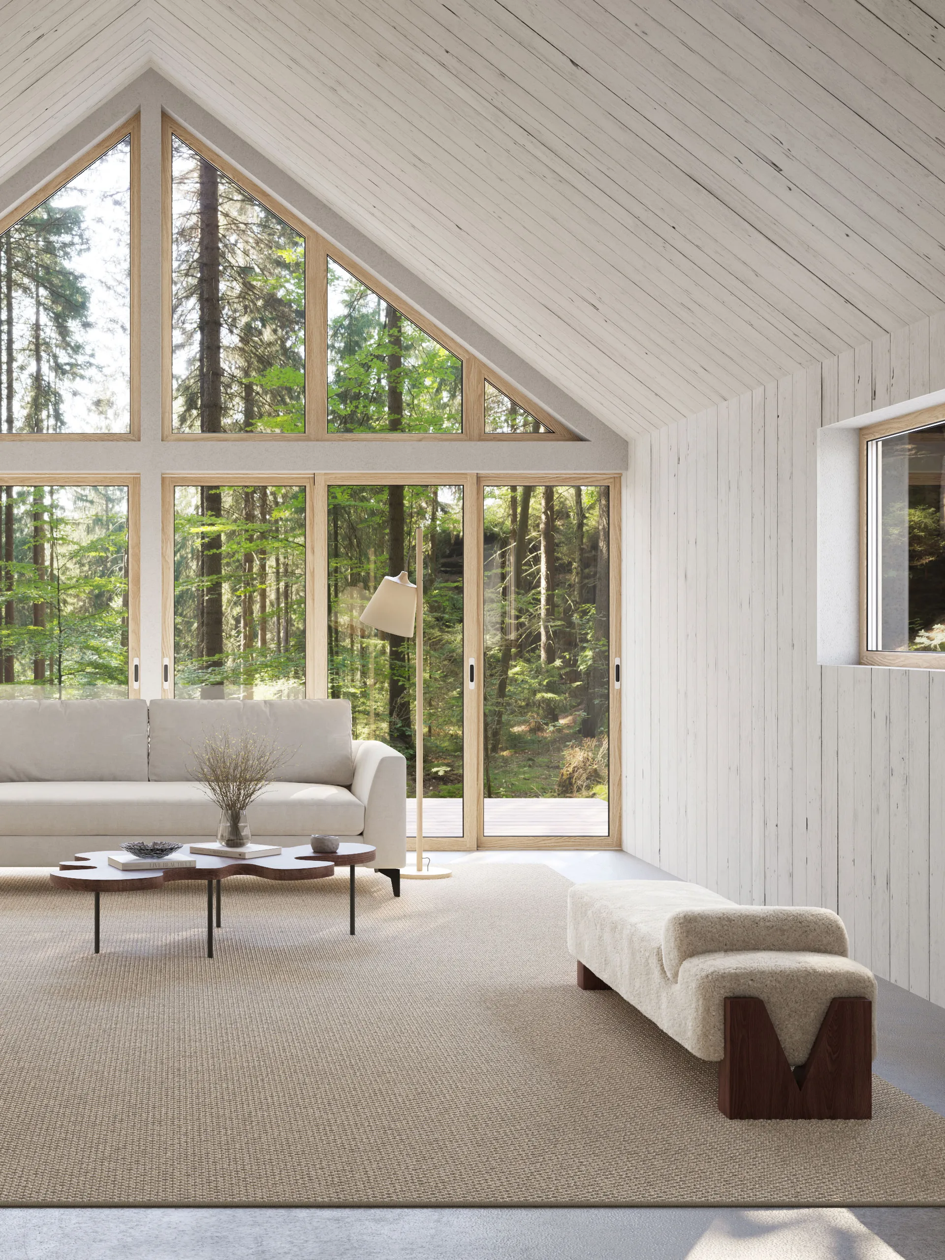 Nordklint Teppich mit Kettelung, Naturgrau, 300x400 cm Classic Collection