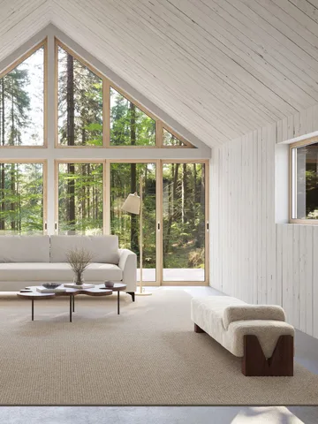 Nordklint Teppich mit Kettelung - Naturgrau, 400x600 cm - Classic Collection