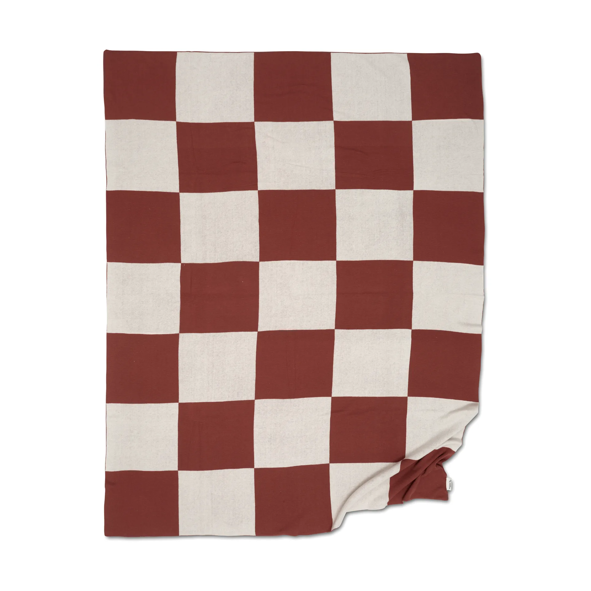 Quadratische Decke 130x170 cm, Dark Brown Classic Collection