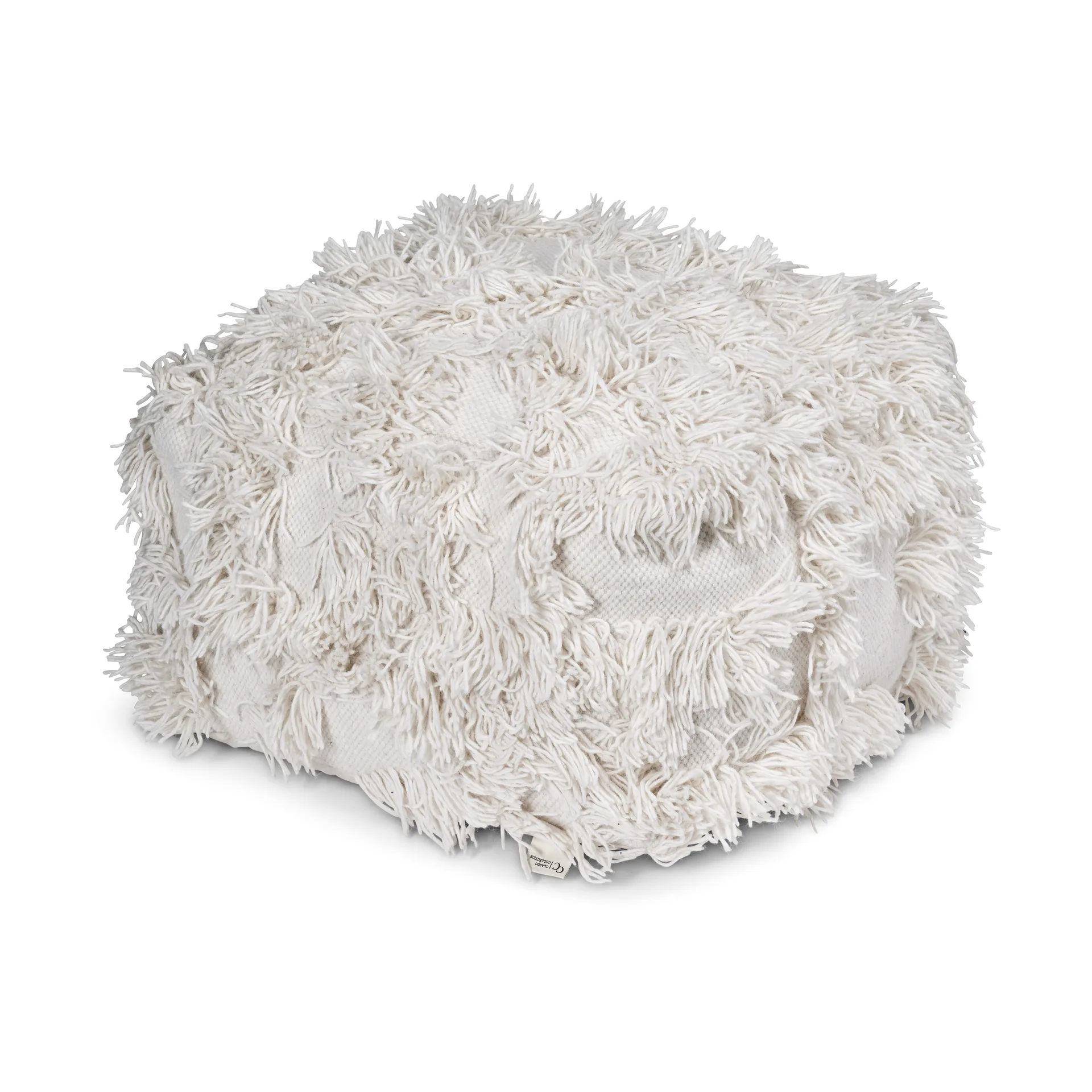 Rio Pouf 55x55 cm, Off-white Classic Collection
