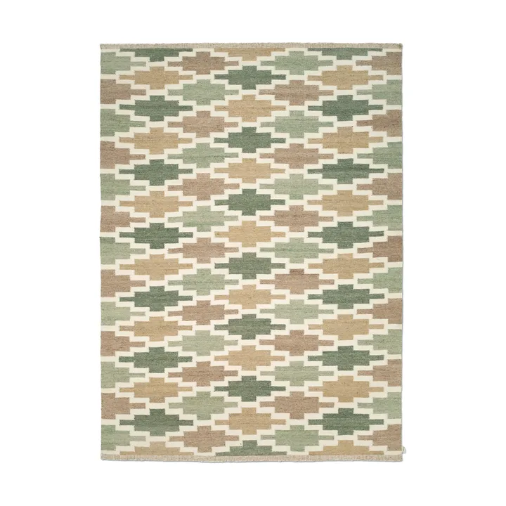 Röllakan Korsnäs Teppich - Grünbeige, 250x350 cm - Classic Collection