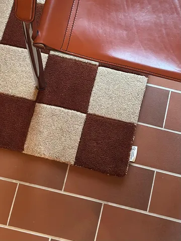 Square Fußmatte 60x90 cm - Brown-natur - Classic Collection