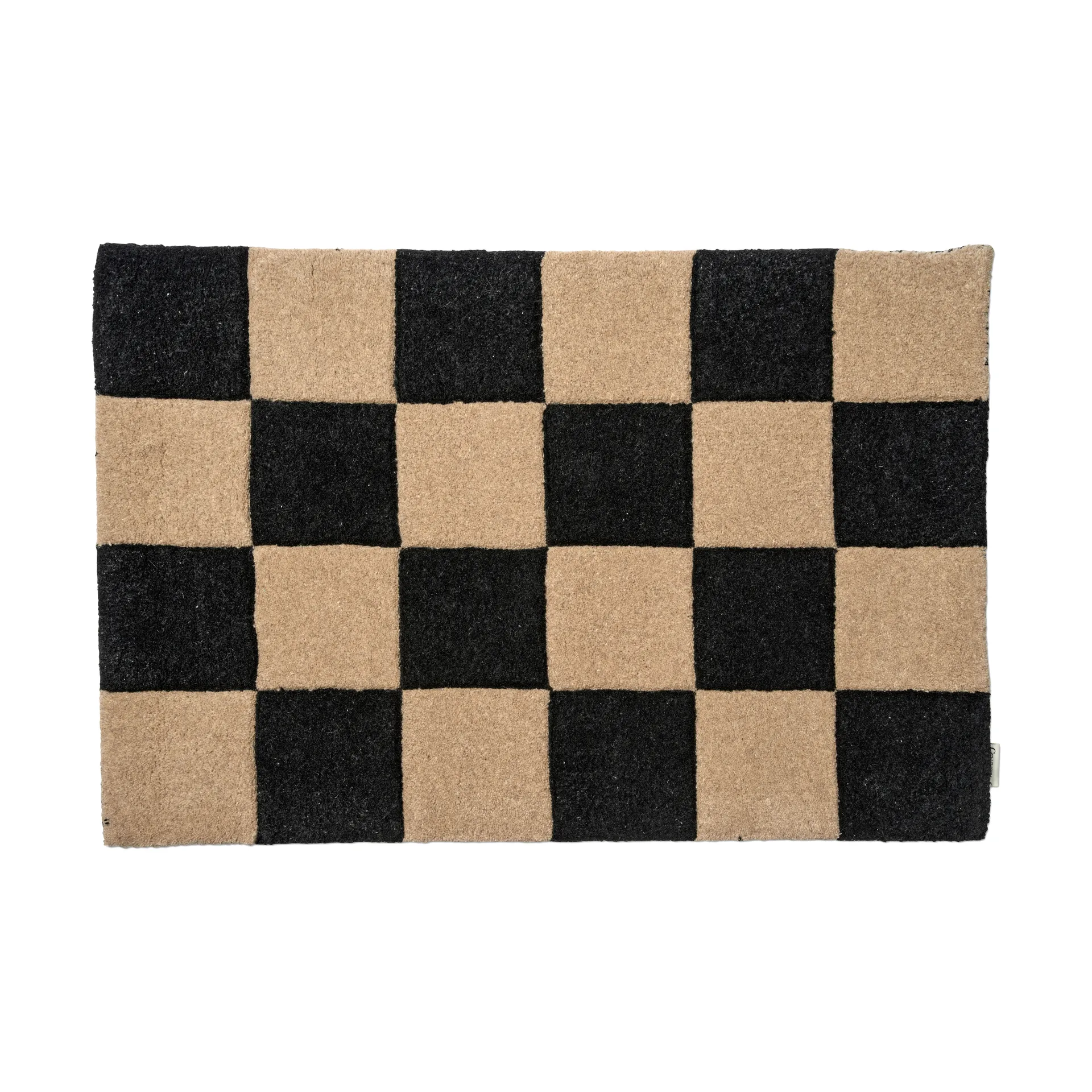 Square Fußmatte, Schwarz-natur, 60x90 cm Classic Collection