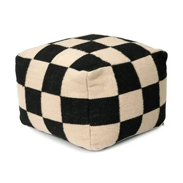 Square Pouf 50x50 cm - Schwarz-natur - Classic Collection