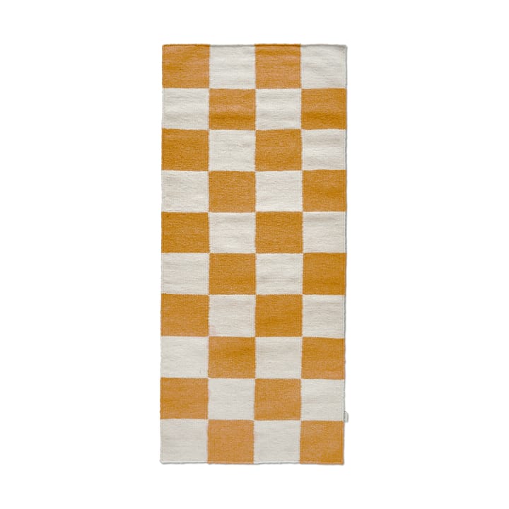 Squares Läufer - White-yellow, 80x200 cm - Classic Collection