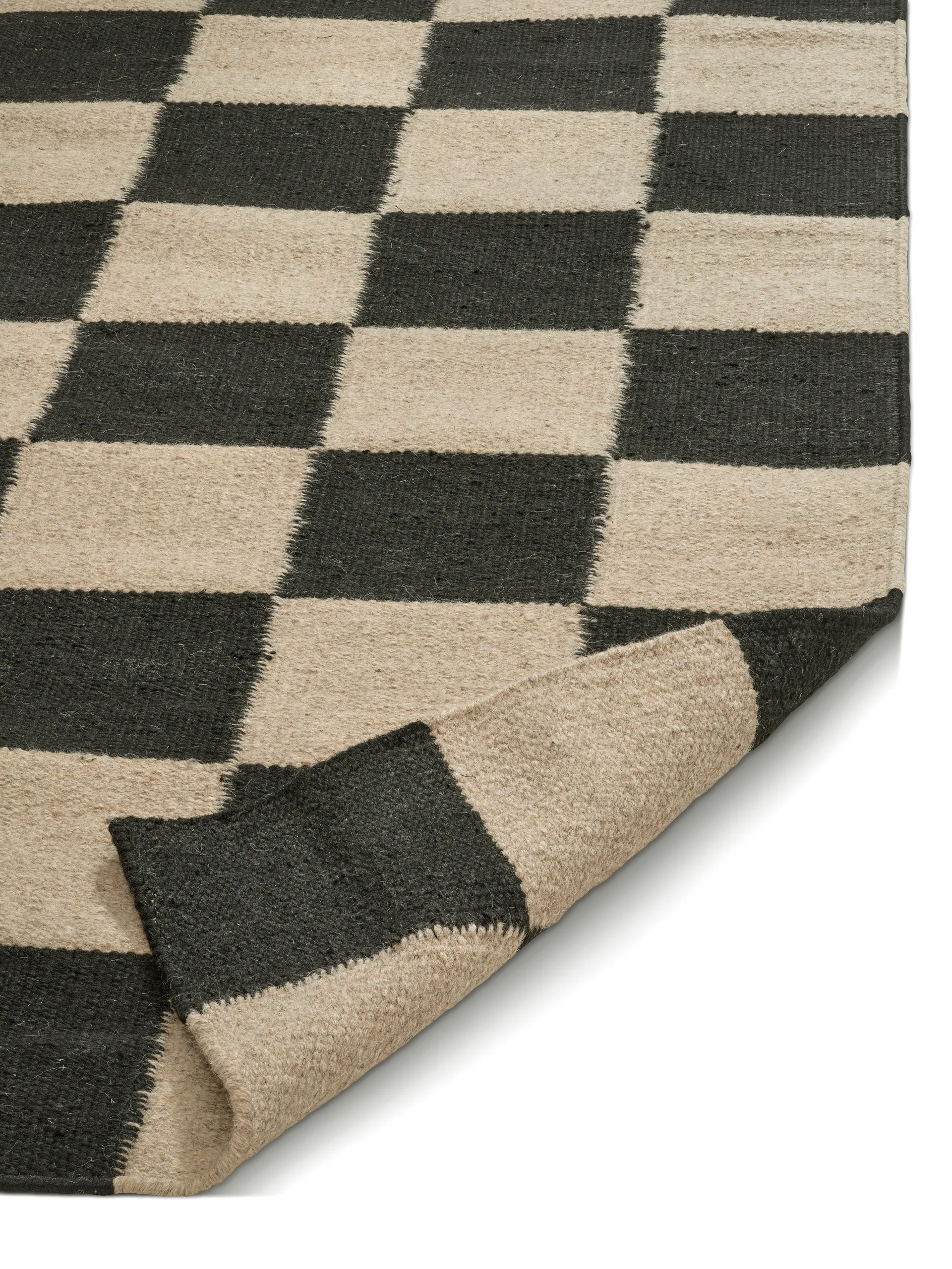 Squares Teppich, Black-natural, 300x400 cm Classic Collection