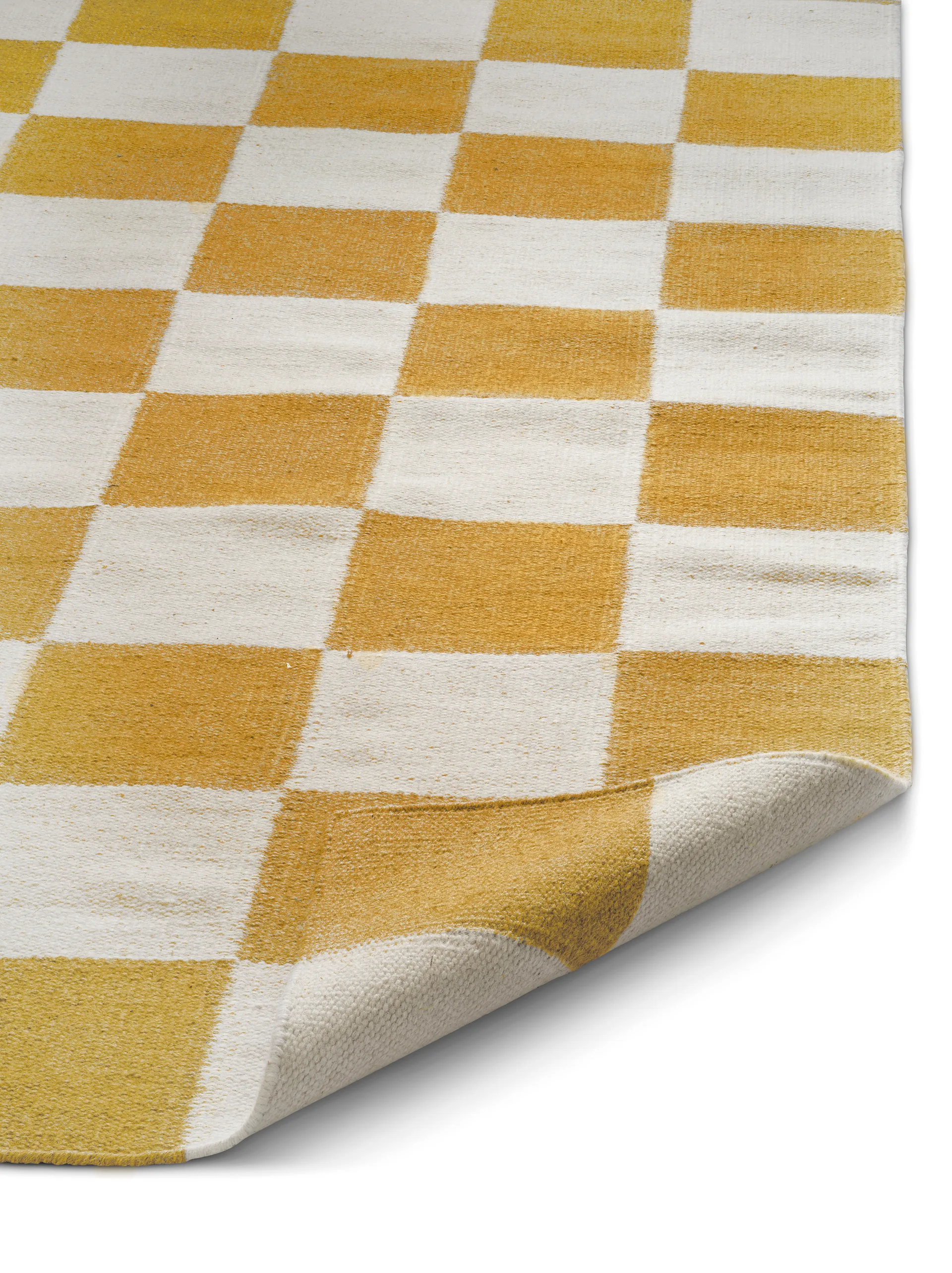 Squares Teppich, White-yellow, 300x400 cm Classic Collection