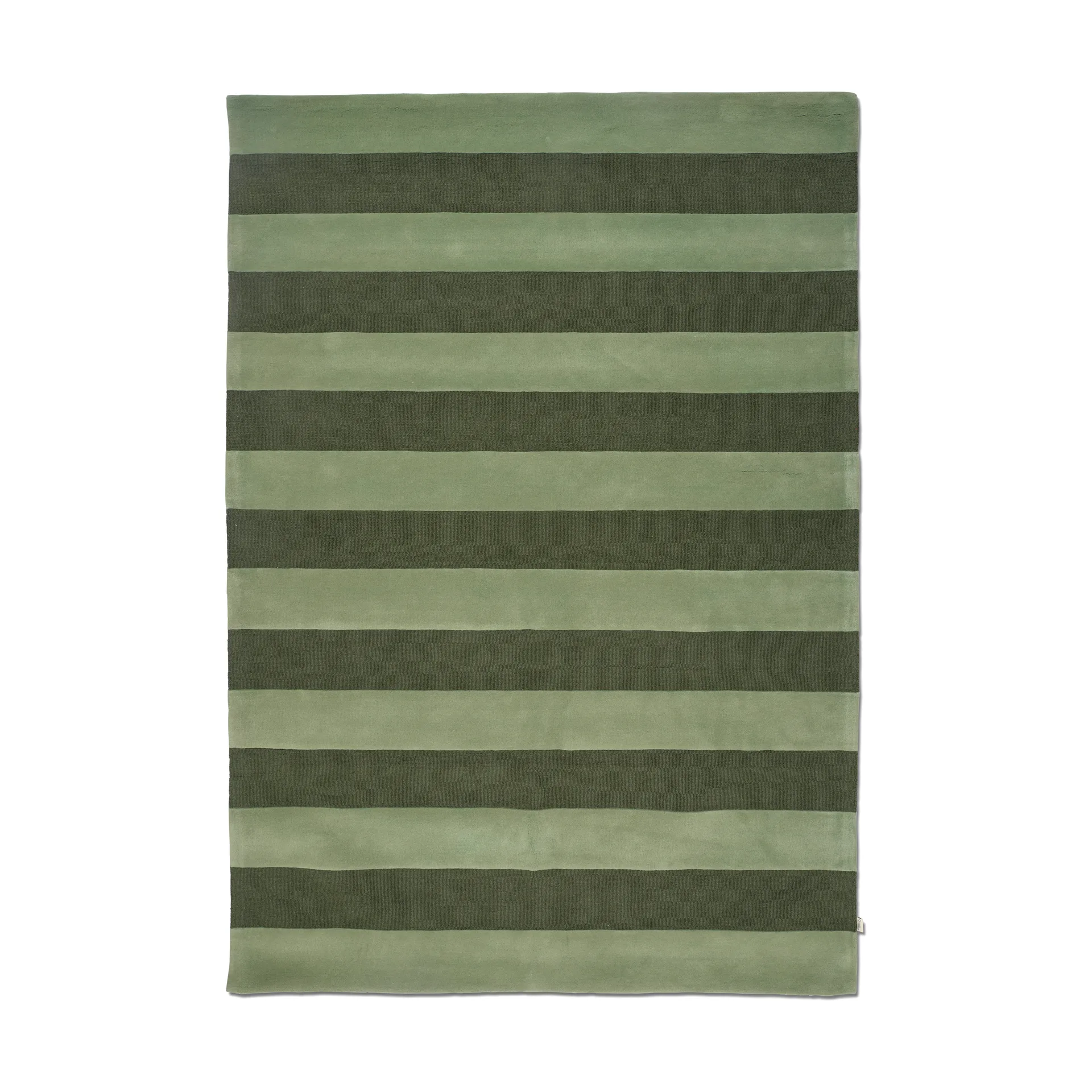 Stripe Boucle Teppich, Green, 250x350 cm Classic Collection