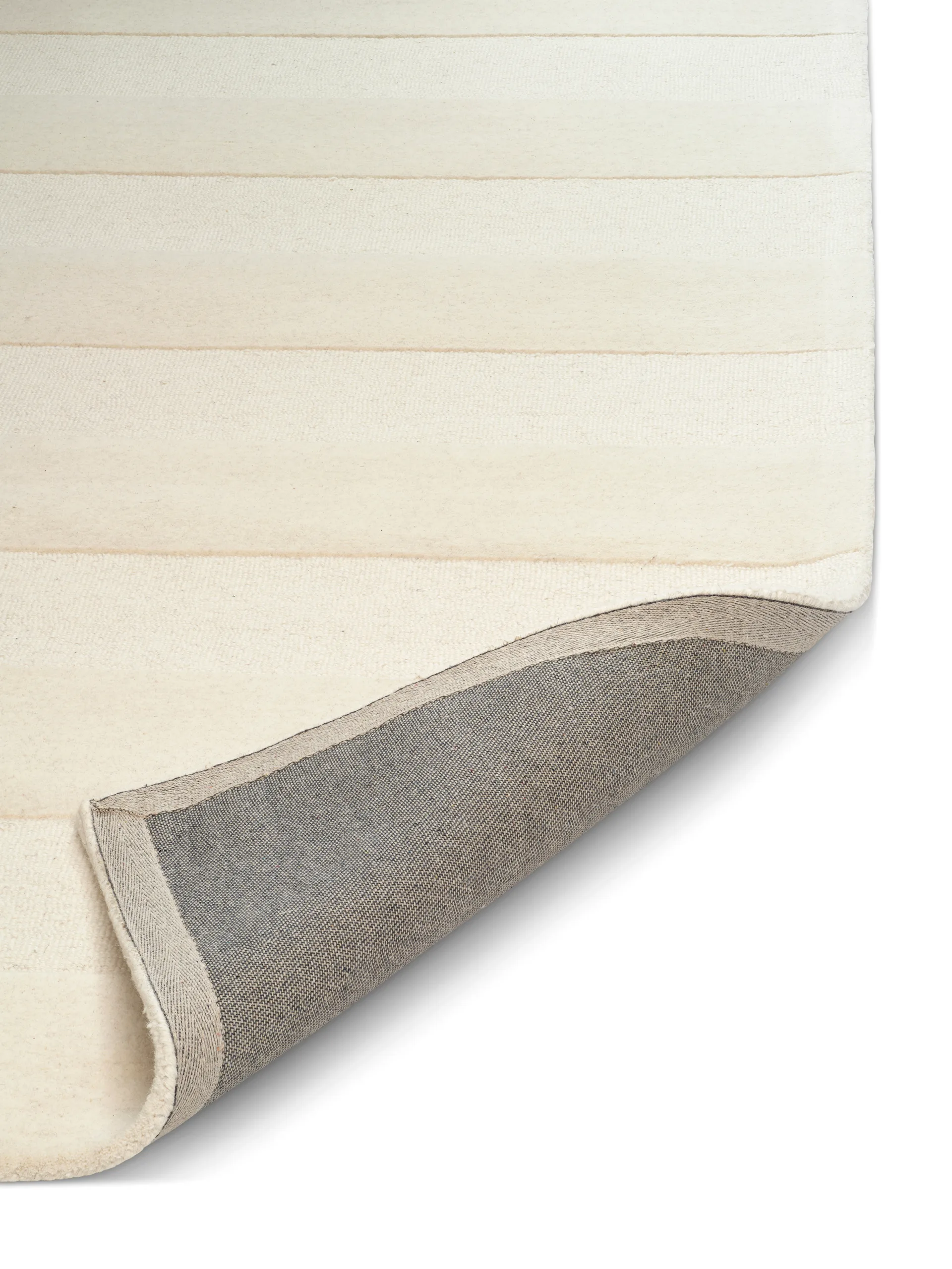 Stripe Boucle Teppich, Ivory, 250x350 cm Classic Collection