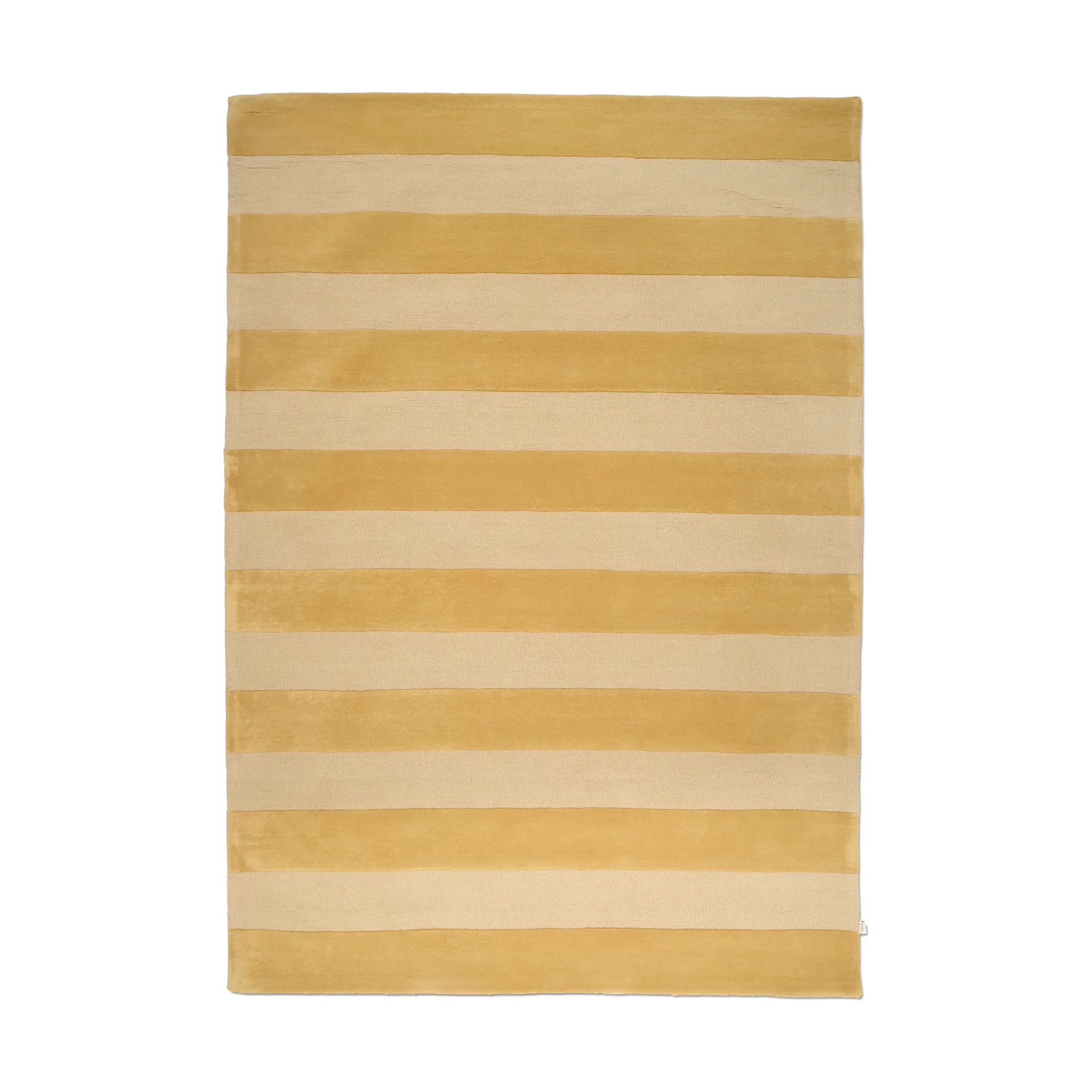 Stripe Boucle Teppich, Yellow, 200x300 cm Classic Collection
