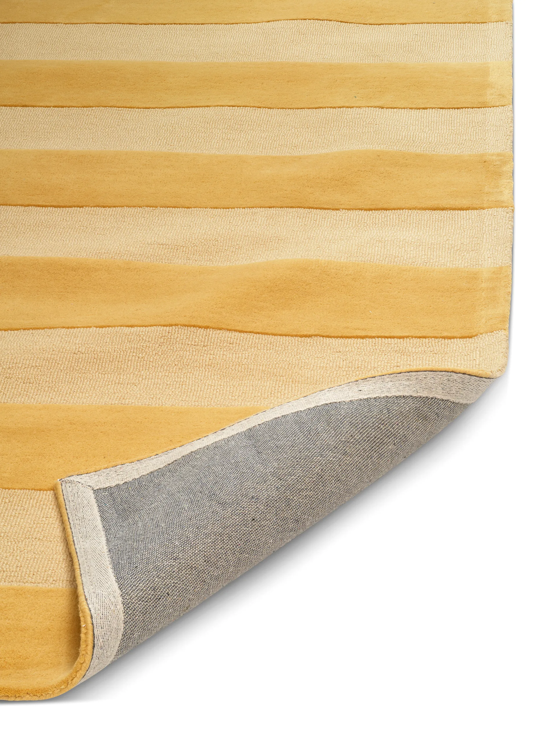 Stripe Boucle Teppich, Yellow, 200x300 cm Classic Collection