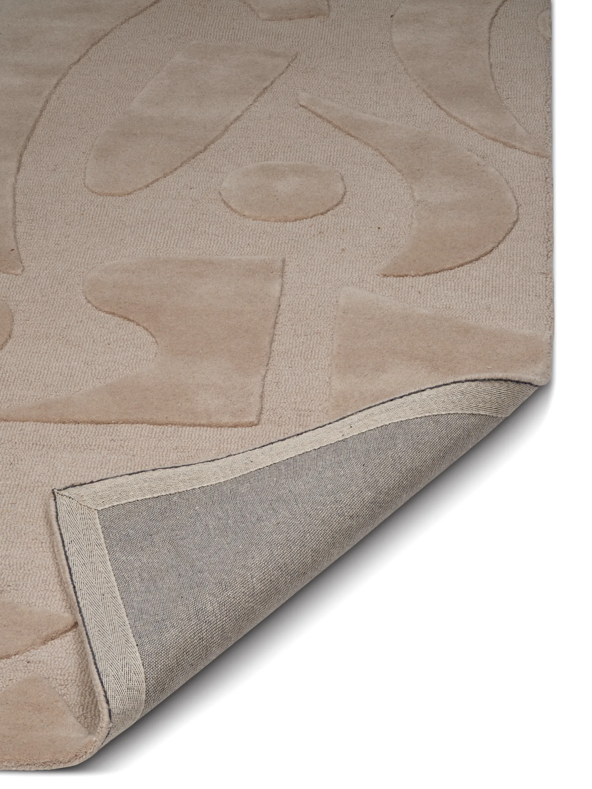 Vivid Wollteppich 200x300 cm, Beige Classic Collection