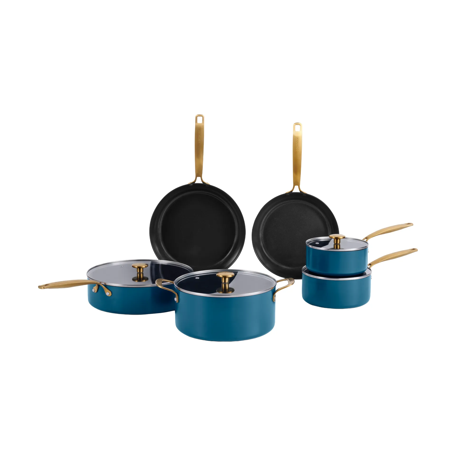 Combekk Element Topf- und Pfannenset 10-teilig, Ocean Blue Combekk