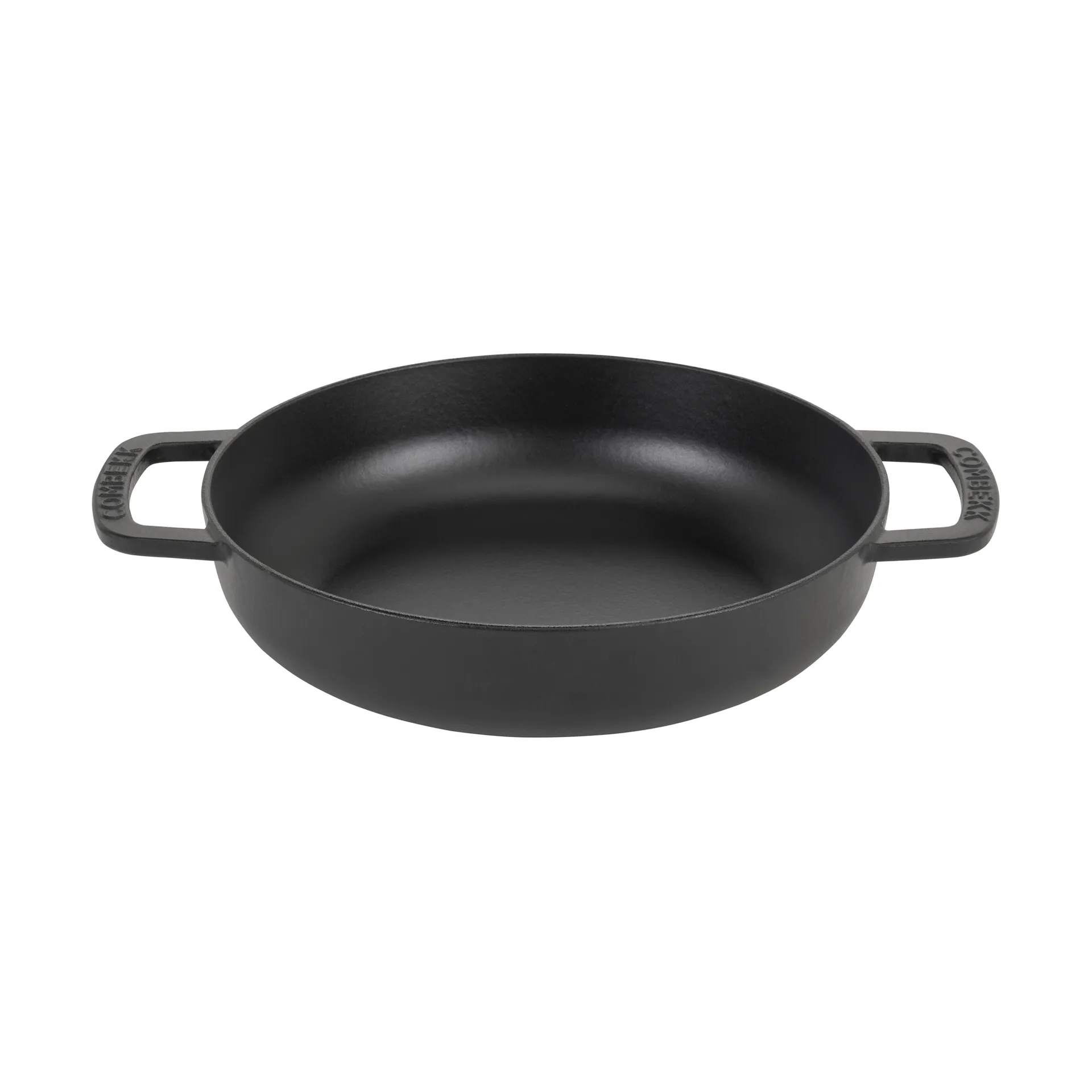 Combekk emaillierte Traktörpfanne Gusseisen Ø28 cm, Black-silver knob Combekk