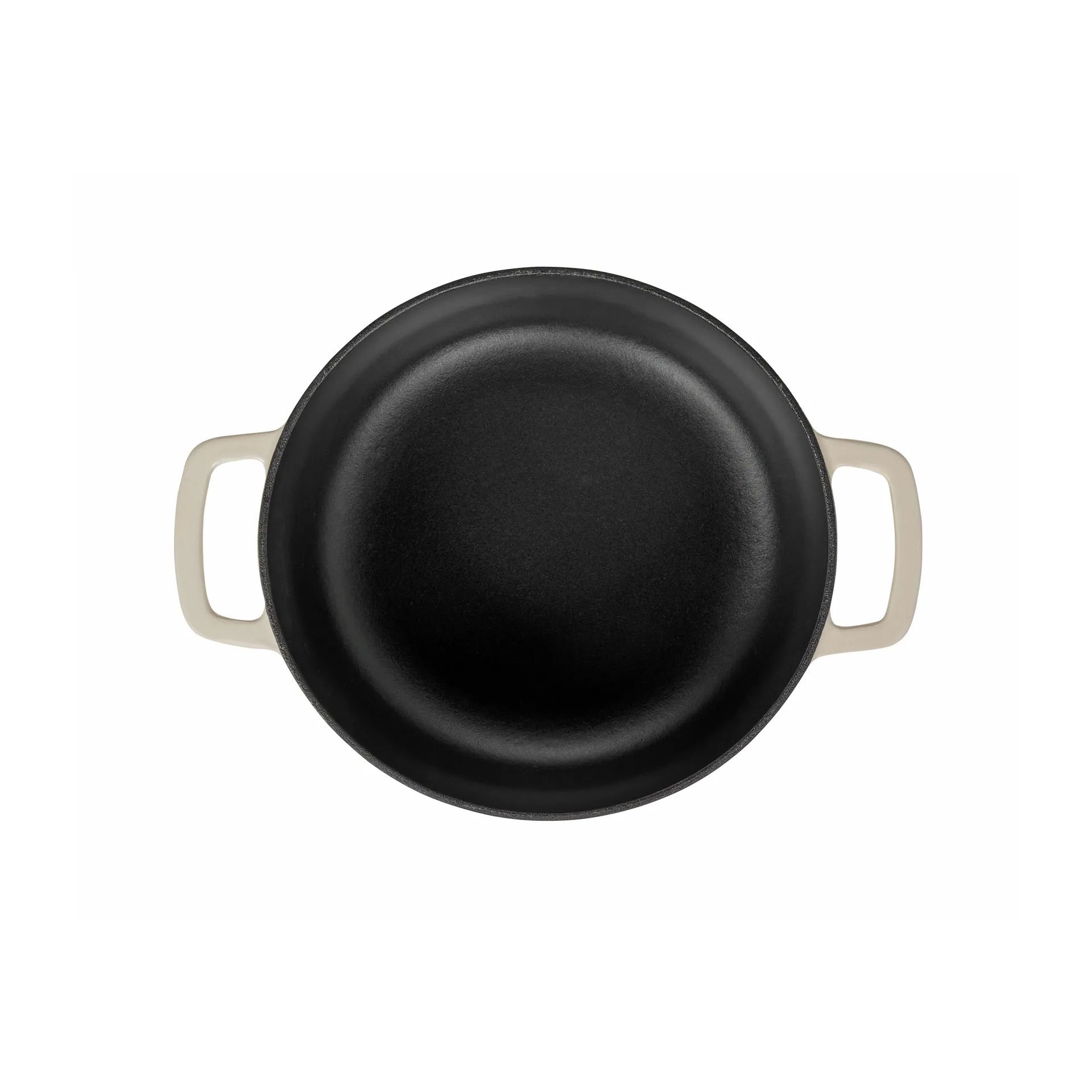 Combekk emaillierter Gusseisentopf Ø24 cm, Sand-gold knob Combekk