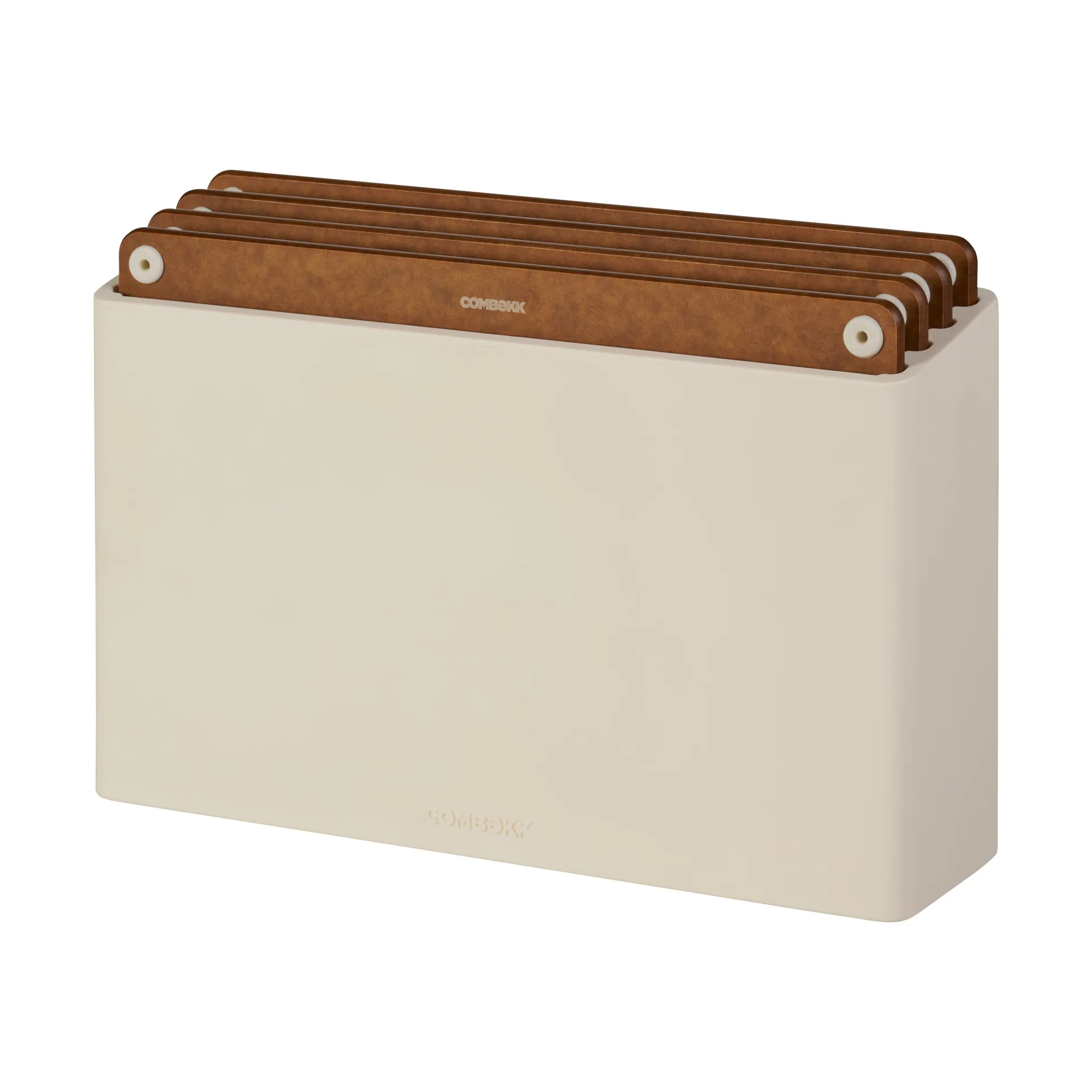 Combekk Schneidebrett 5-teilig, Sand-brown Combekk