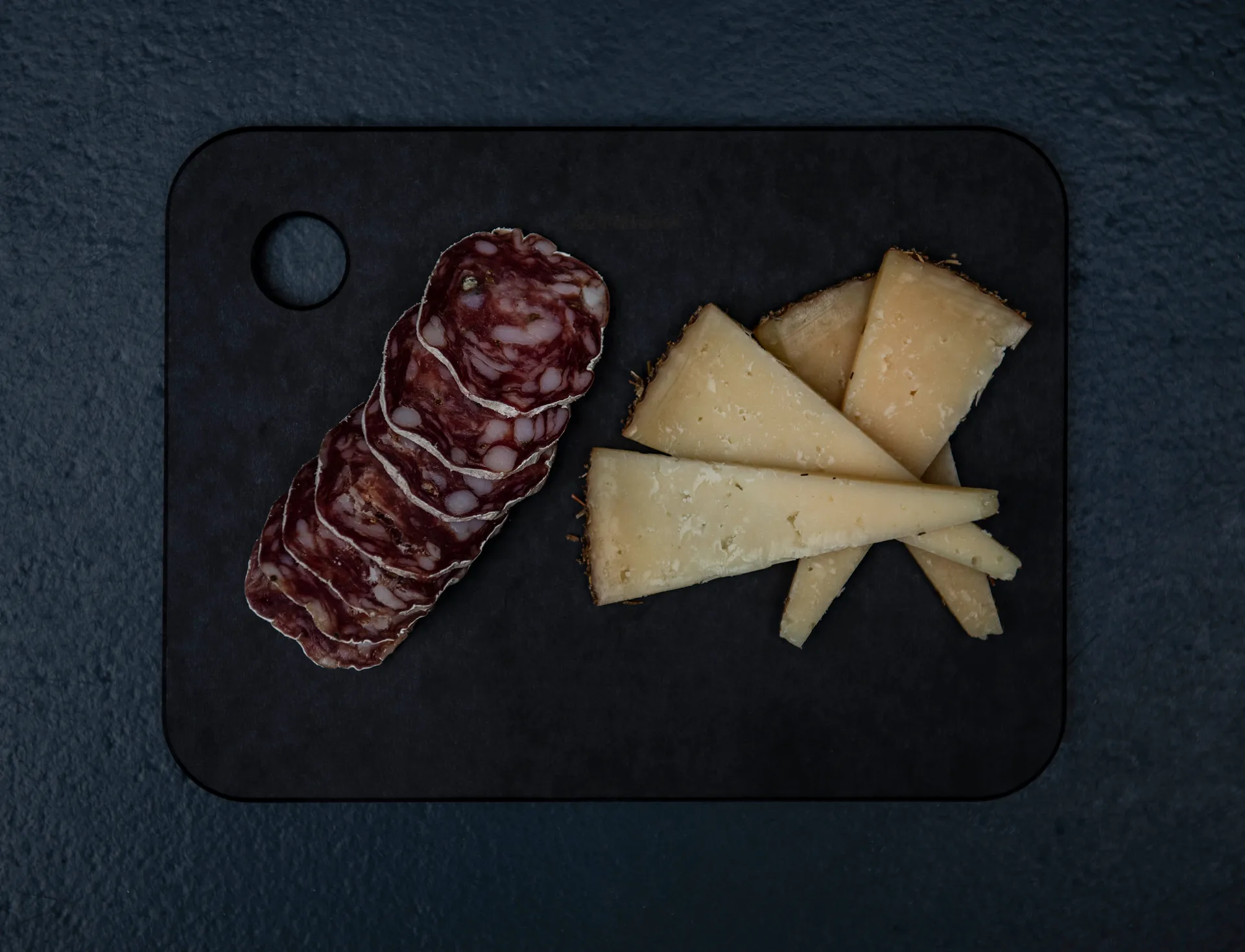 Combekk Schneidebrett Holz 2-teilig, Black Combekk