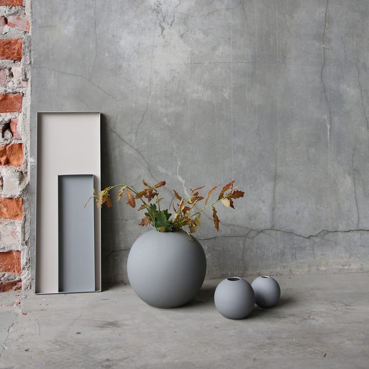 Ball Vase grey, 20cm Cooee Design